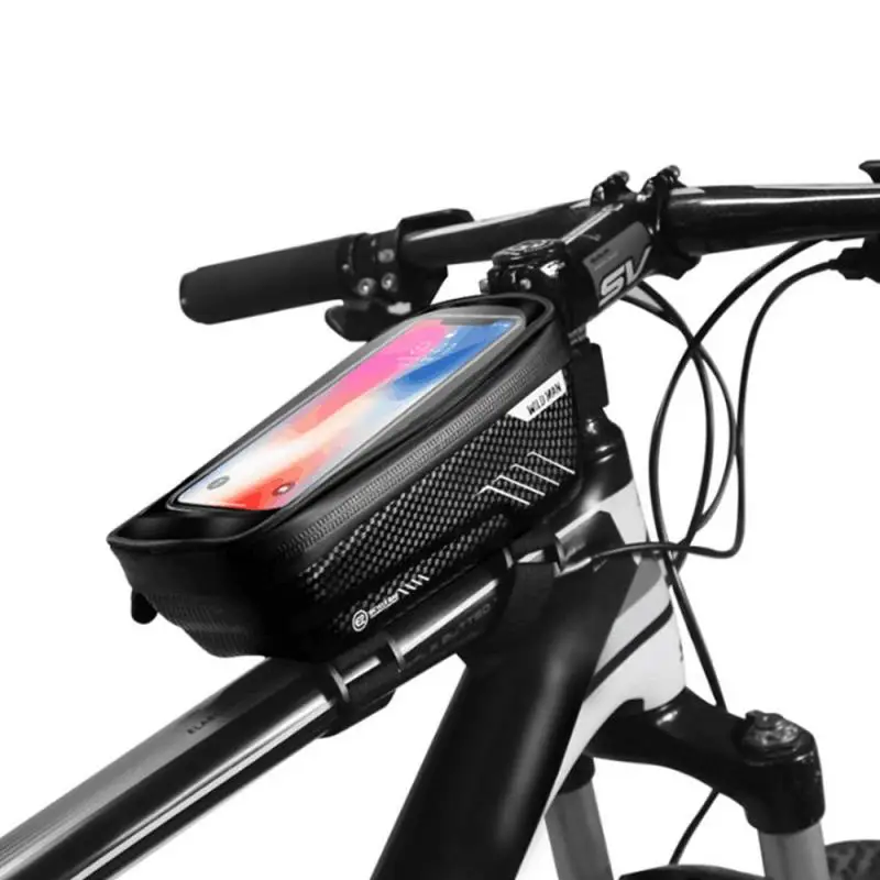 

Bicycle Bag MTB Bike Frame Front Top Tube Bag Touchscreen Phone Bag Waterproof Reflective Phone Case Handlebar Bag Accessories