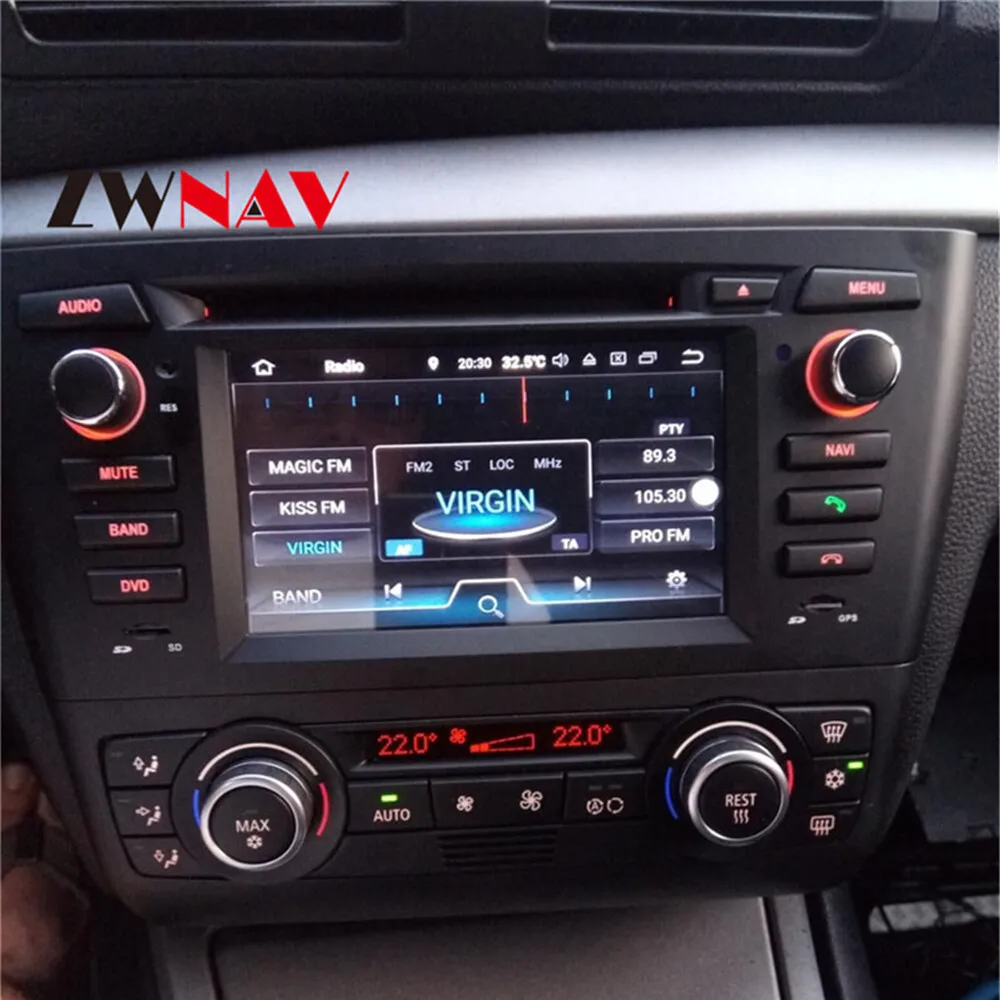 Android 10 4 + 64 Автомобильный GPS DVD плеер радио IPS экран для BMW 1 серии E81 E82 E87 E88 116i 118i 120i 130i