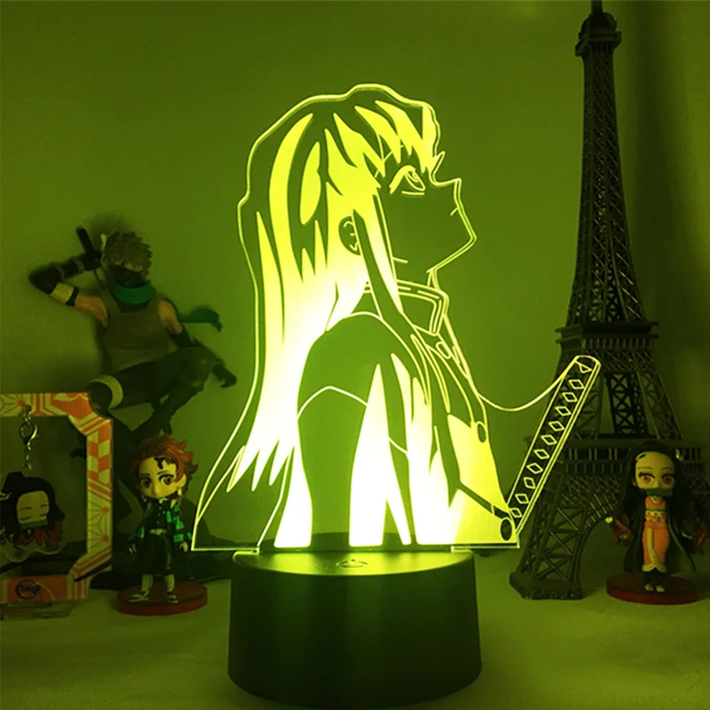 Светодиодный ночник «рассекающий демонов», лампа в стиле аниме 3d для спальни, Декор, ночсветильник «No Yaiba Nezuko Kamado», детский подарок