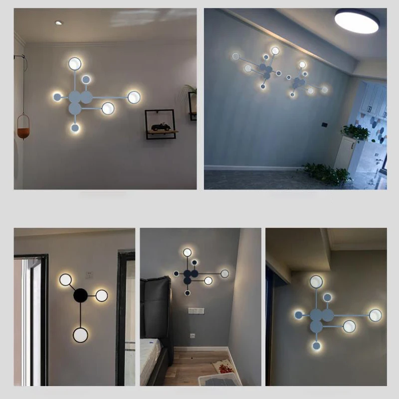 

Nordic modern wall lamp Led minimalist wall lamp, living room bedroom, staircase lamp, home decoration bedside wall lamp install