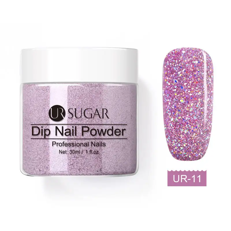 30ml Ur Sugar 5/30 мл Хамелеон погружения порошки без лампы для лечения голографический Блестящий градиент вышит французский естественной сухости ногтей маникюр - Цвет: 30ml