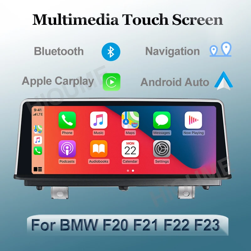 

Wrieless Apple CarPlay Android Auto Car Multimedia For BMW F20 F22 Head Unit Rear Camera IOS Iphone