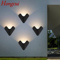hongcui wall sconce outdoor creative waterproof light modern creative led lamp fixture for home corridor