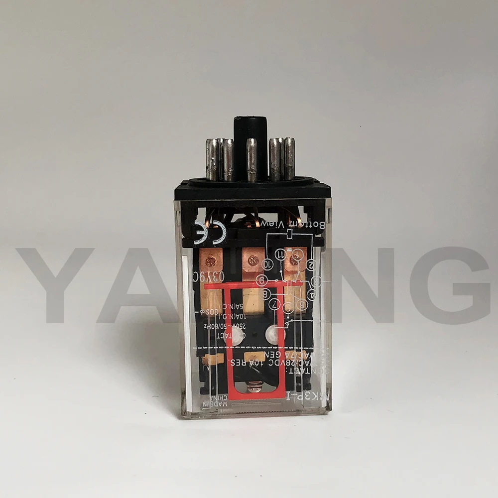 Электромагнитное реле Mini 11 контактов 10A 24VDC AC220V MK3P-I общего назначения среднего переключения электронный компонент