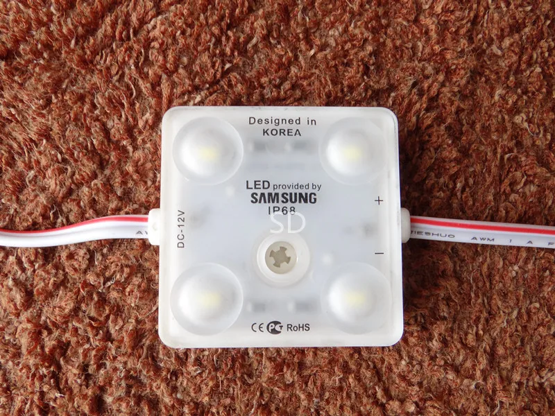 Шарик для лампы Samsung 5730 модуль литья под давлением 4 водонепроницаемый объектива