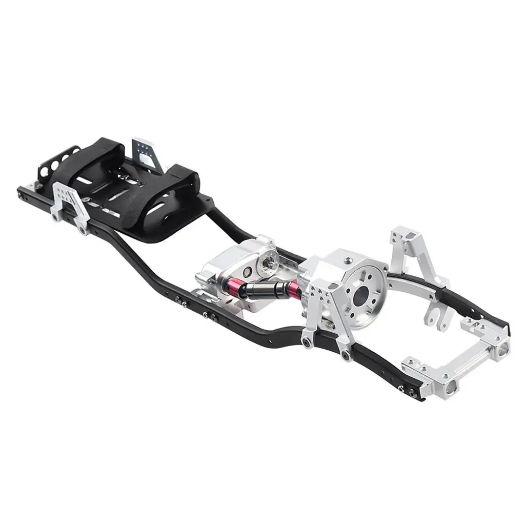 

313mm 12.3inch Wheelbase Prefixal Metal Chassis Frame for 1/10 RC Crawler Car Axial SCX10 & SCX10 II 90046