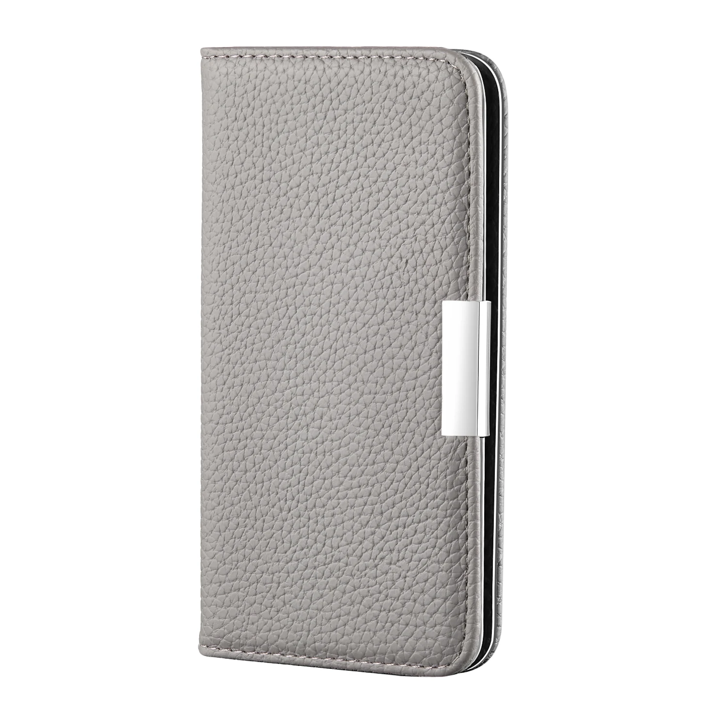 

50pcs/lot For Apple 6G 6Plus 7G 7Plus 11 6.1 Leather case Litchi pattern monochrome wallet card mobile phone protective cover