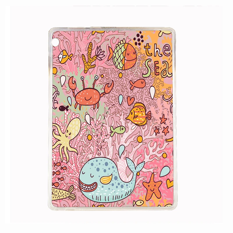 soft TPU phone case print for Lenovo Tab 4 7 8 10 plus E7 E8 E10 M10 P10 tablet silicone back cover painted Funda Coque |