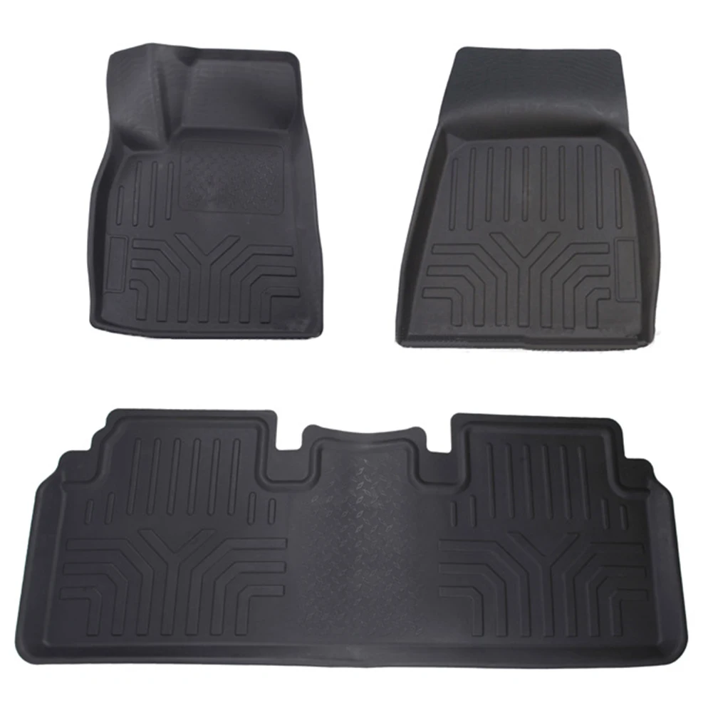 3 шт. водонепроницаемый автомобильный лайнер коврики для ног коврик любую погоду