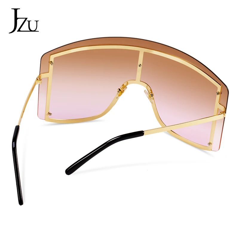 

2021 Oversized Sunglasses Women New Fashion Big Wide Square Goggle Vintage Sun Glasses Man Windproof Shades drive UV400