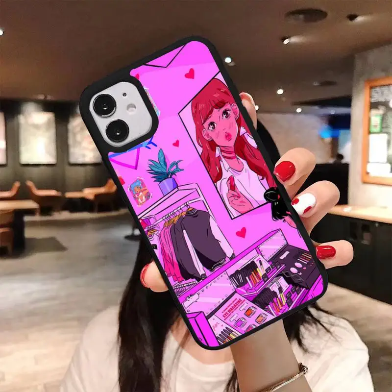 

Retro Sweet girls anime Sailor Moon japanese Phone Case For Samsung S9 S10 S20 plus 5G lite note ultra PC nax fundas cover