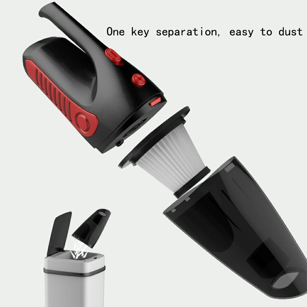 

Car Vacuum Cleaner 12V W/120W For Auto Mini Portable Wet Dry Handheld Duster