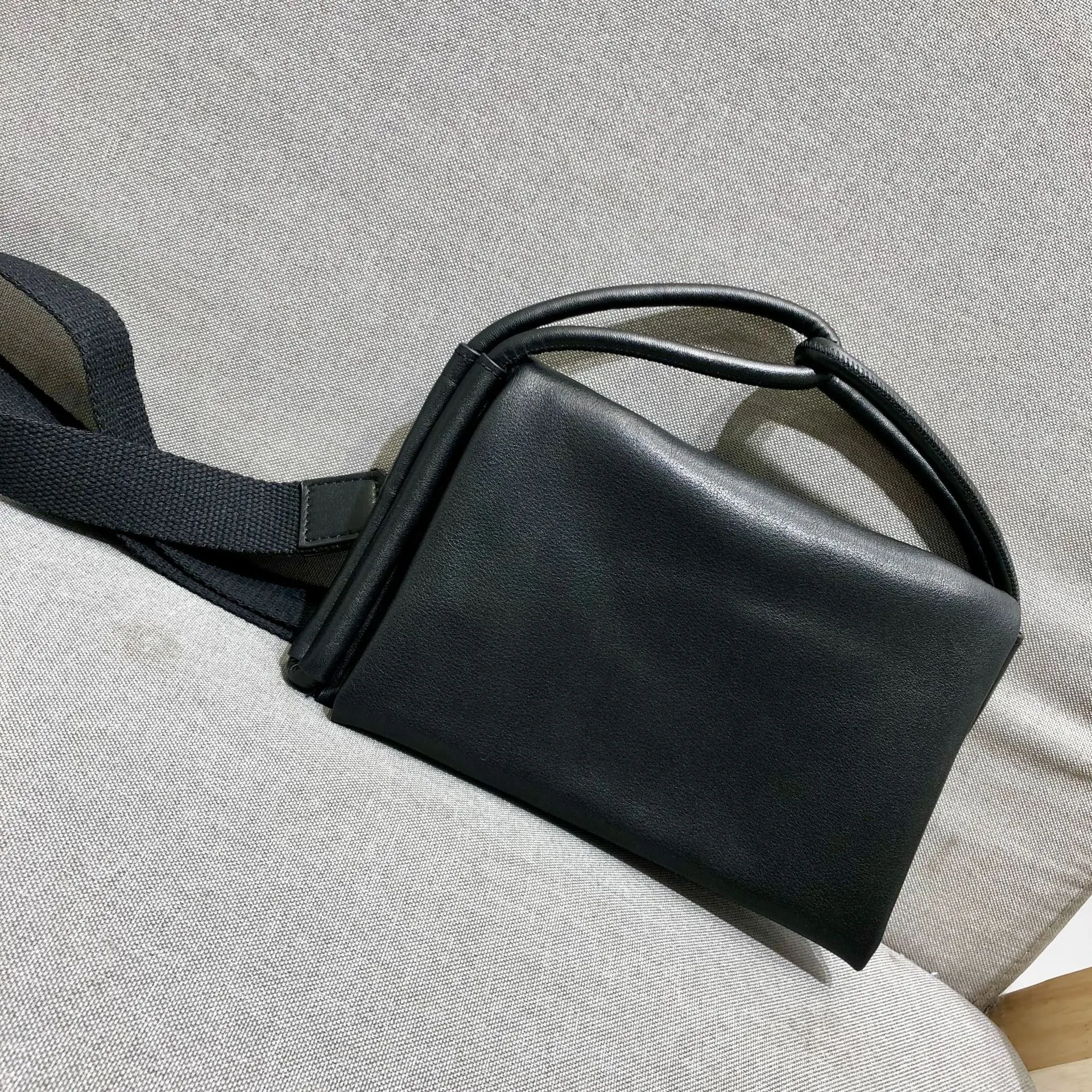

Genuine Leather Handmade Sen Top Llayer Cowhide Shoulder Bag Mmessenger Bbag Women's Chest Bag Handbag Shoulder Strap Adjustable