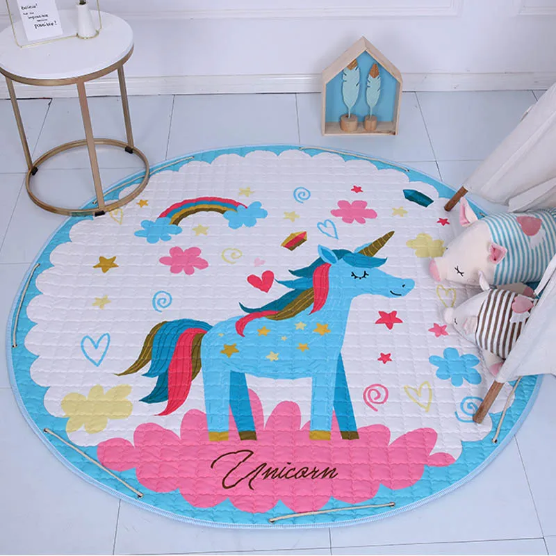 Мультфильм животных лиса кролик сова детские игровые коврики ползающий ребенок