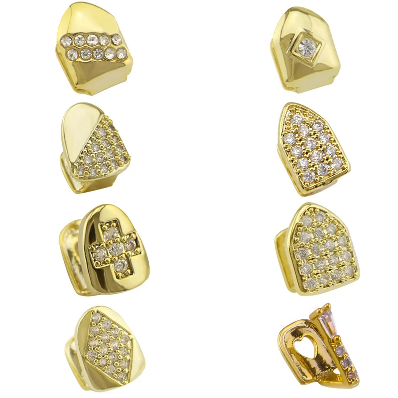 Заводская низкая цена простые Grillz зуб хип-хоп стоматологические грили модные рот