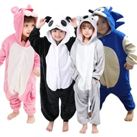 kids kigurumi unicorn pajamas cat children baby animal overalls jumpsuit onesie one piece sleepwear girls cosplay pyjama costume