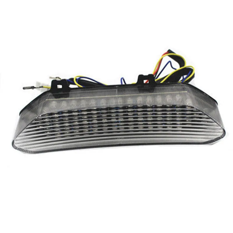 Прозрачный интегрированный светодиодный задний фонарь для мотоцикла тормозной