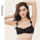 Женские ультратонкие бюстгальтеры Varsbaby без подкладки, прозрачные кружевные бюстгальтеры с чашкой 12