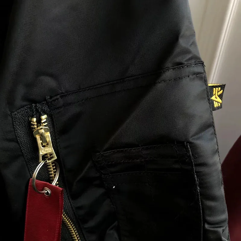 Куртка-бомбер MA-1 с вышивкой Повседневная Верхняя одежда для мужчин и женщин