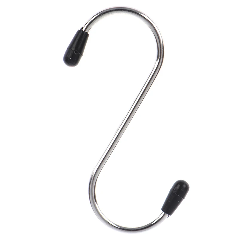 

4pcs/lot Household Home Essential Useful S Shaped Hooks Kitchen Stainless Steel Hanging Hanger Storage Holders Organizer