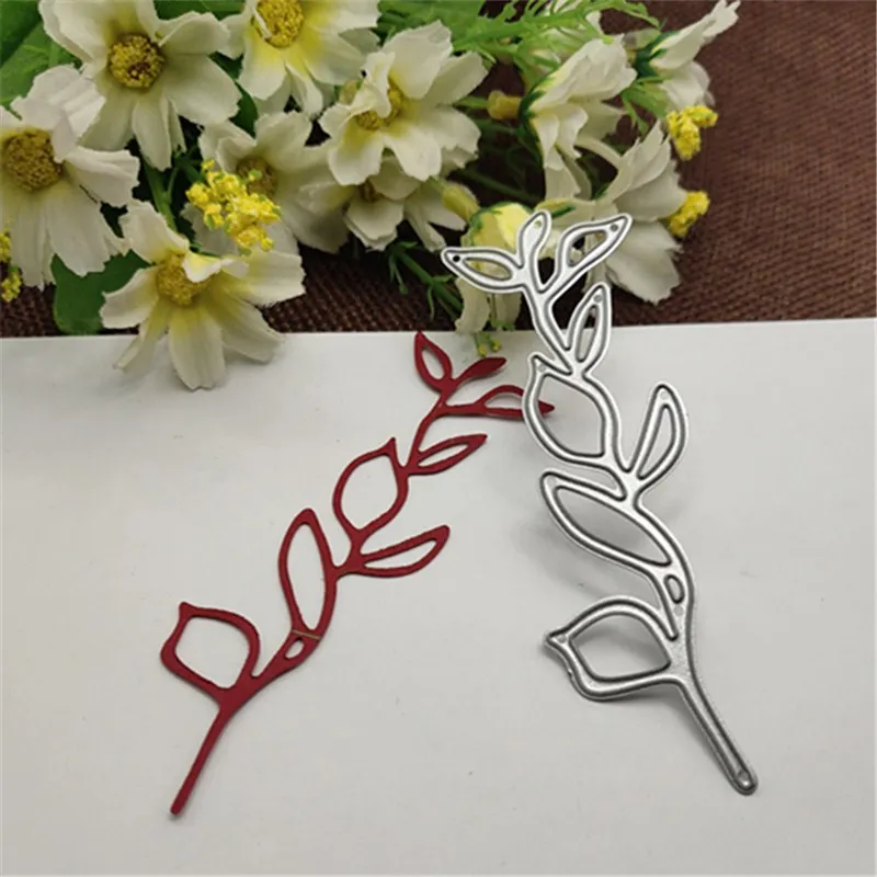 Полосы-листья металлические режущие штампы трафареты для изготовления карт