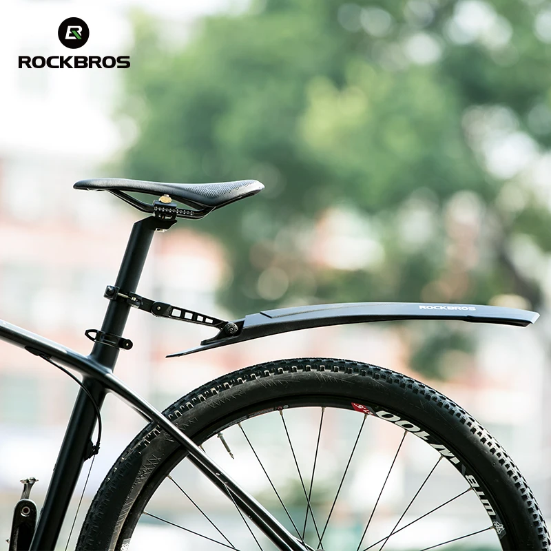 ROCKBROS MTB Велосипедное крыло с светодиодный задний светильник, крылья для велосипеда, крыло для велосипеда, горный велосипед, прочное крыло, Аксессуары для велосипеда