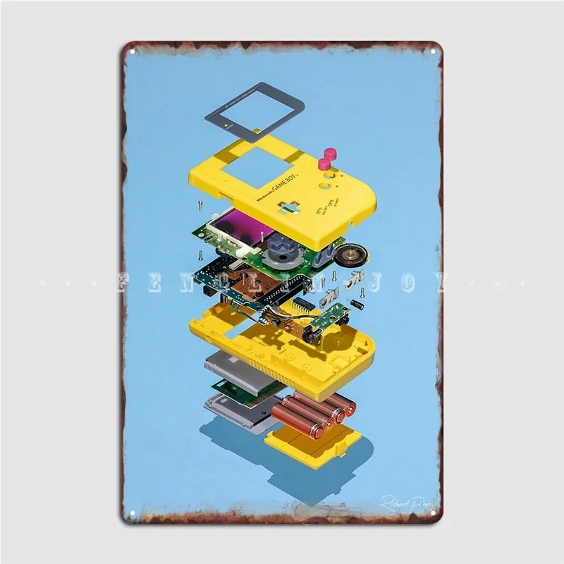 

Металлическая табличка Gameboy, фотография, фотография