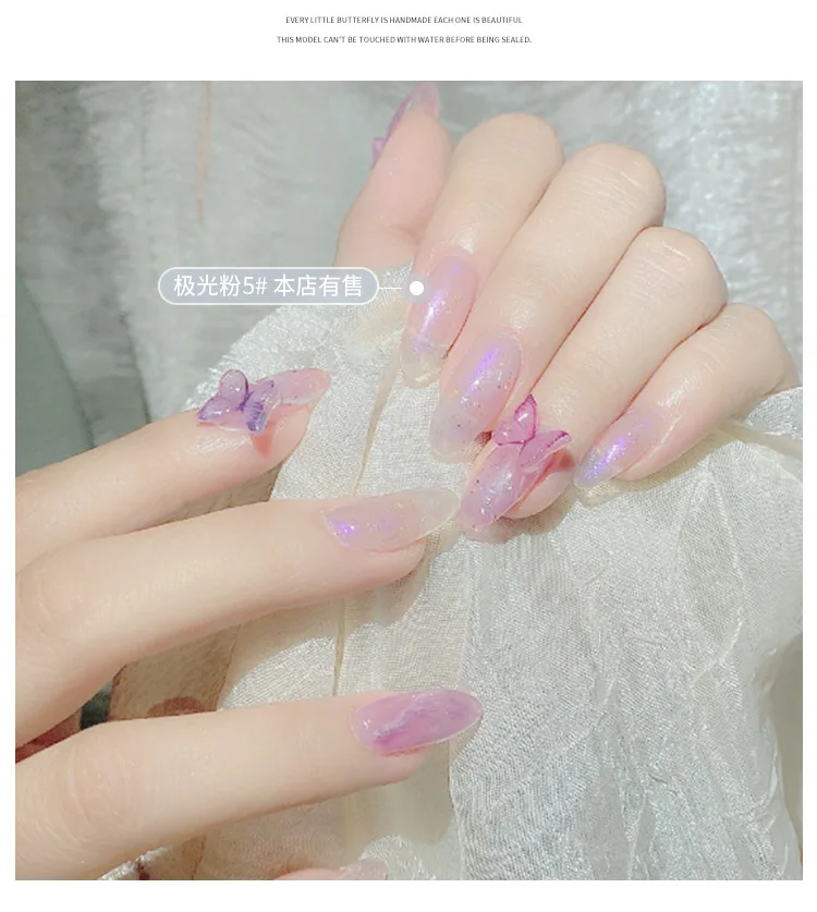 3 шт инструментов для ногтей со стереоскопическими бабочками ювелирные изделия 3D