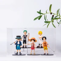 bandai one piece action figure peripheral q version nami luffy chopper ace full set of gift collection ornament model toys