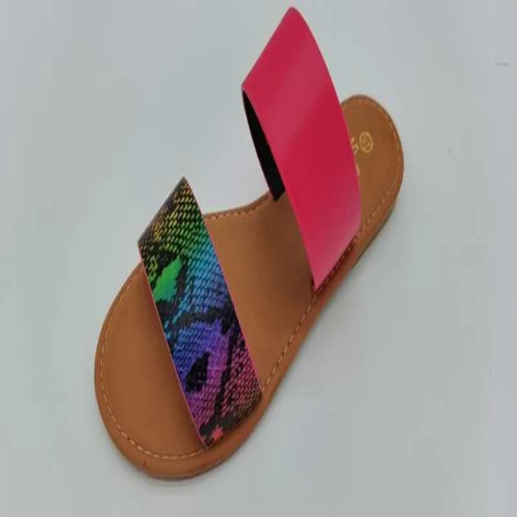 

Snake Skin Leopard Print Sexy Flip Flops Outdoor Large Size Slippers Summer beach Slippers Vacation Sandals Fashion Slippers