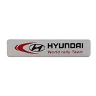Автомобильные декоративные наклейки с логотипом, 3D алюминиевая эмблема, значок, наклейка для Hyundai Solaris ix35 i20 i30 i40 Tucson CRETA Santa