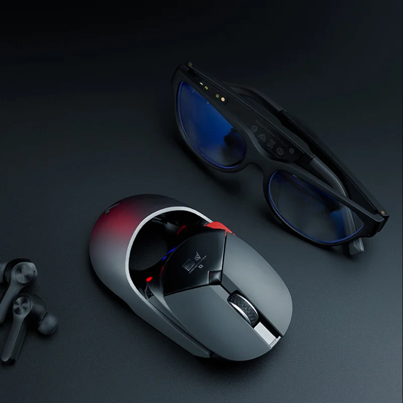 

High technology Rapoo VT960 Wired wireless dual mode Mouse aluminium alloy OLED display screen RGB light game mouse 16000DPI