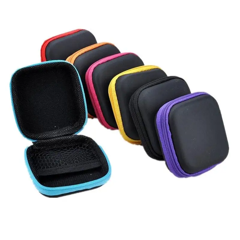 

Earphone Case Portable Hard Storage Box Organizer USB Cable Earphones Accessories Mini bag for Earbud