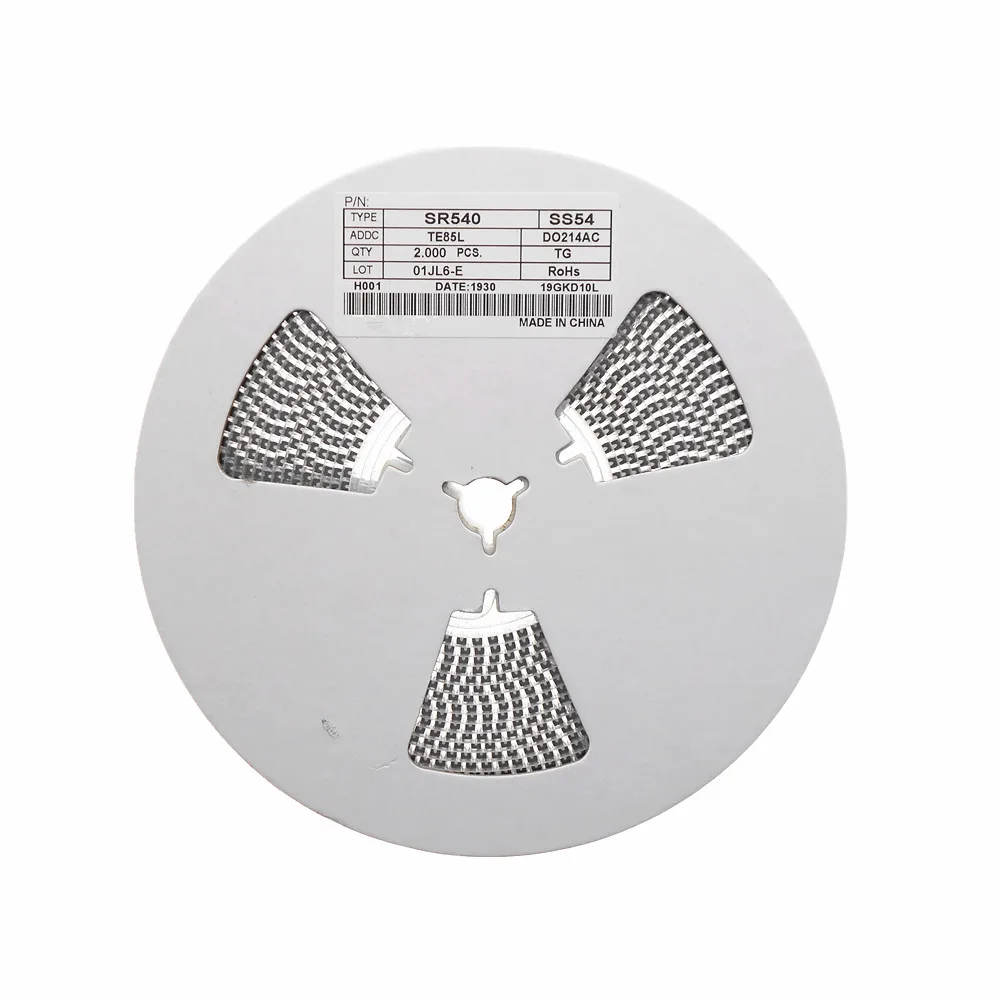 2000 шт./катушка выпрямительный диод для поверхностного монтажа SMA SS510 3A 5A SS56 SS54