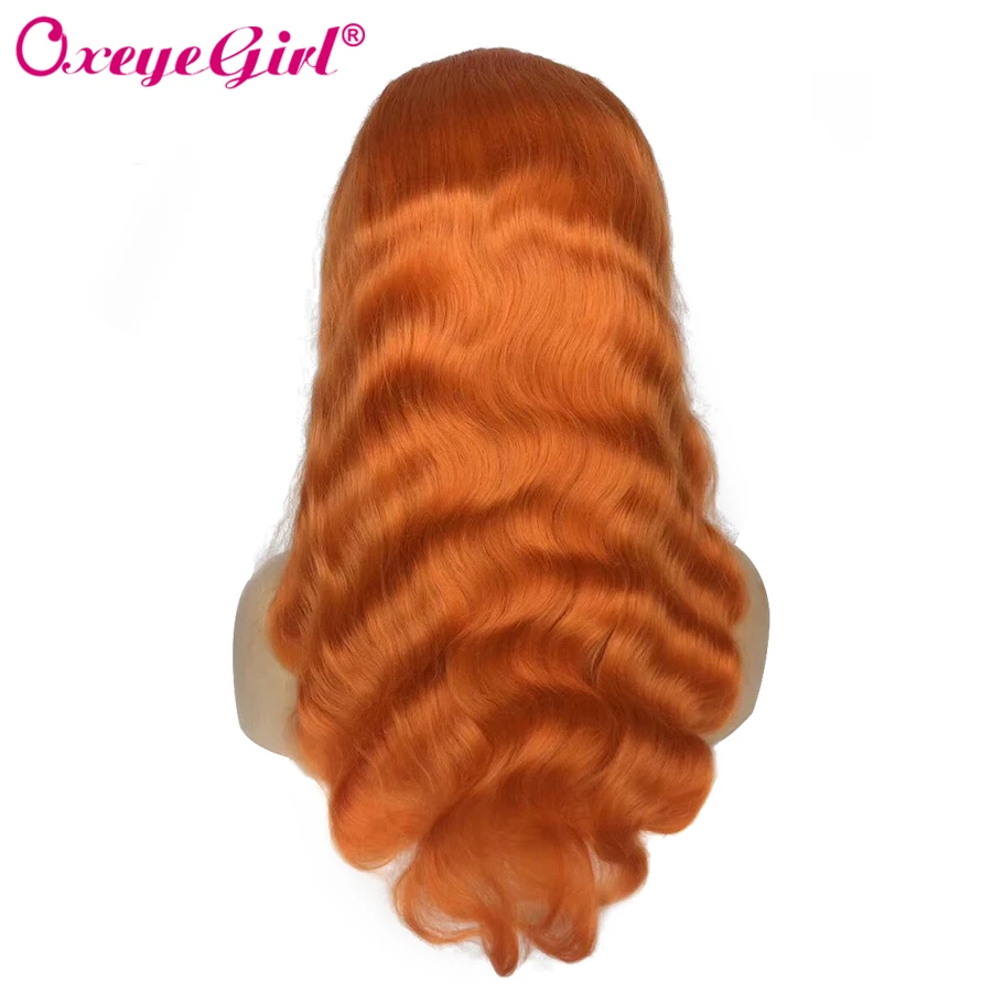 Oxeyegirl 13x4 светлые Синтетические волосы на кружеве парики из натуральных волос бразильский розовый/красный/синий/фиолетовый/белый/голубой/темно-синий/613 Синтетические волосы на кружеве парик человеческих волос