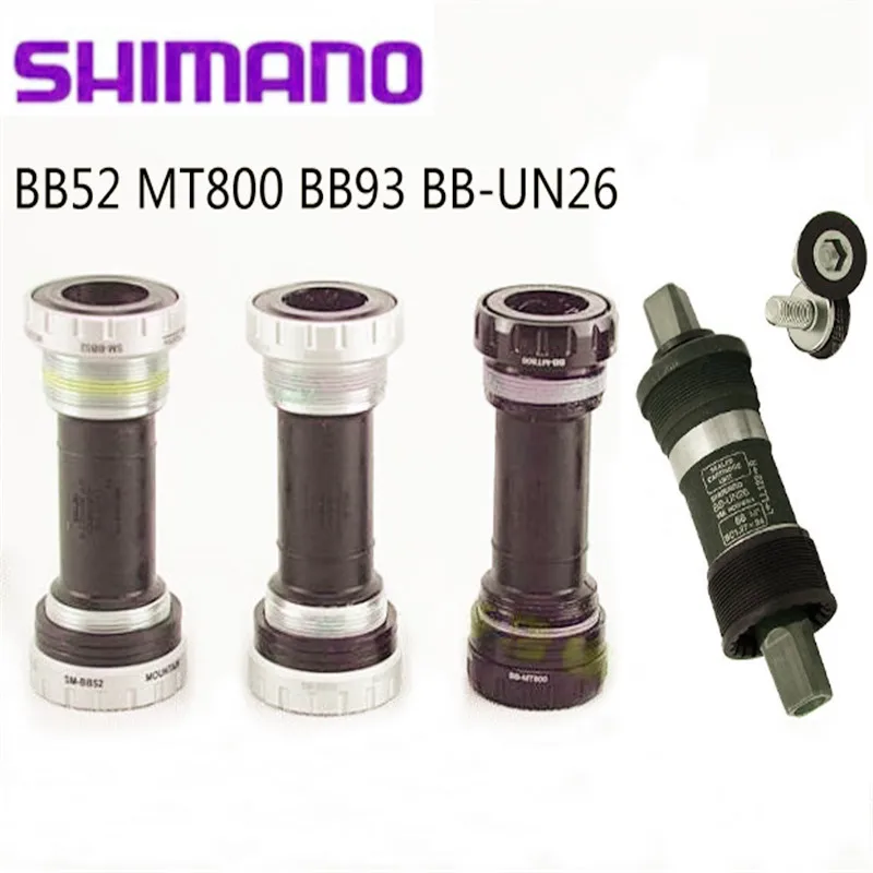 

Bicicleta SHIMANO Fondo Deore XT seis SM BB52 MT800 BB93 UN26 ES25 68/73mm x 113/118/123/126mm montaña soporte MTB bicicleta par