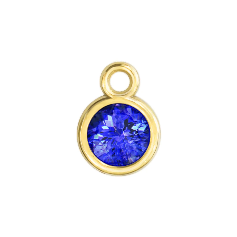 12p dark blue Цена 12 шт./лот золотой цвет Хрусталь Камень Амулеты с открытым кольцом Шарм Diy Аксессуары HC482 - Окраска металла: 12p dark blue
