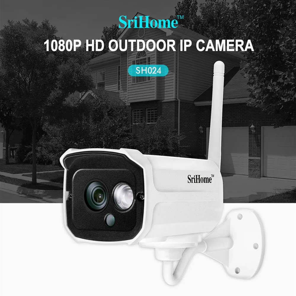 Sricam SH024 1080P умная IP камера IP66 Водонепроницаемая ночного видения с функцией