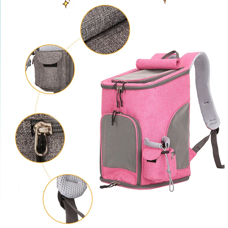 Складная Женская нейлоновая дышащая сетчатая переноска для кошек прогулок собак