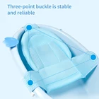 Регулируемый сетчатый коврик T-Type для новорожденных, защитный Коврик для ванны, аксессуары для ванны, детская подушка для ванны и душа, сиденье, детский Коврик для ванны