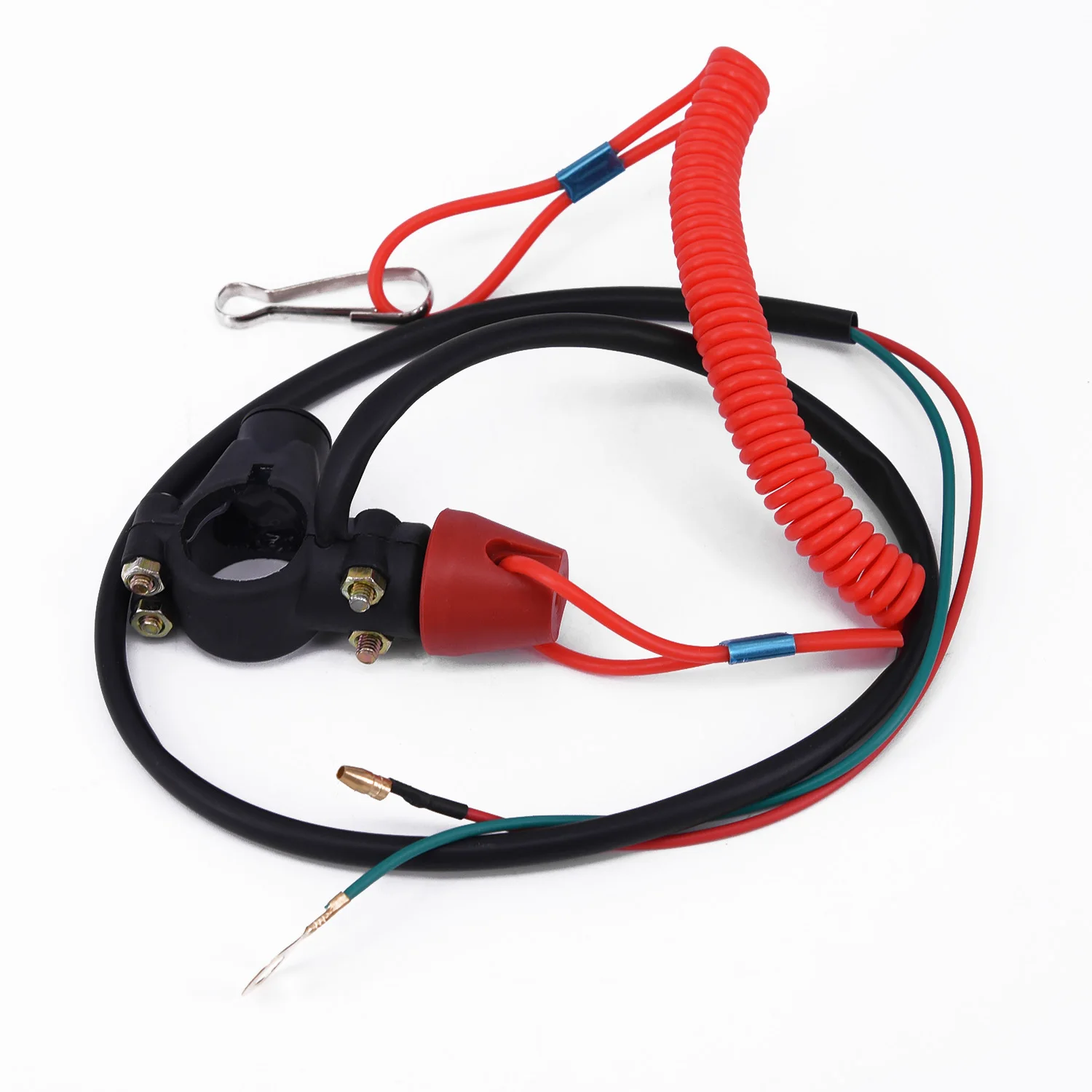 70cc 7/8 &quotРуль выключен Kill Switch Lanyard аварийный Мотоцикл Велосипед 50cc 125cc 150cc ATV
