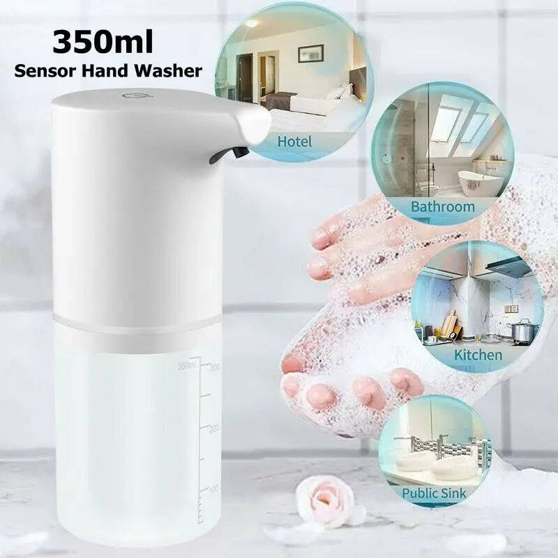 

Автоматический дозатор мыла с инфракрасным датчиком, индукционный диспенсер для мытья рук, Бесконтактное антисептическое средство из пены...