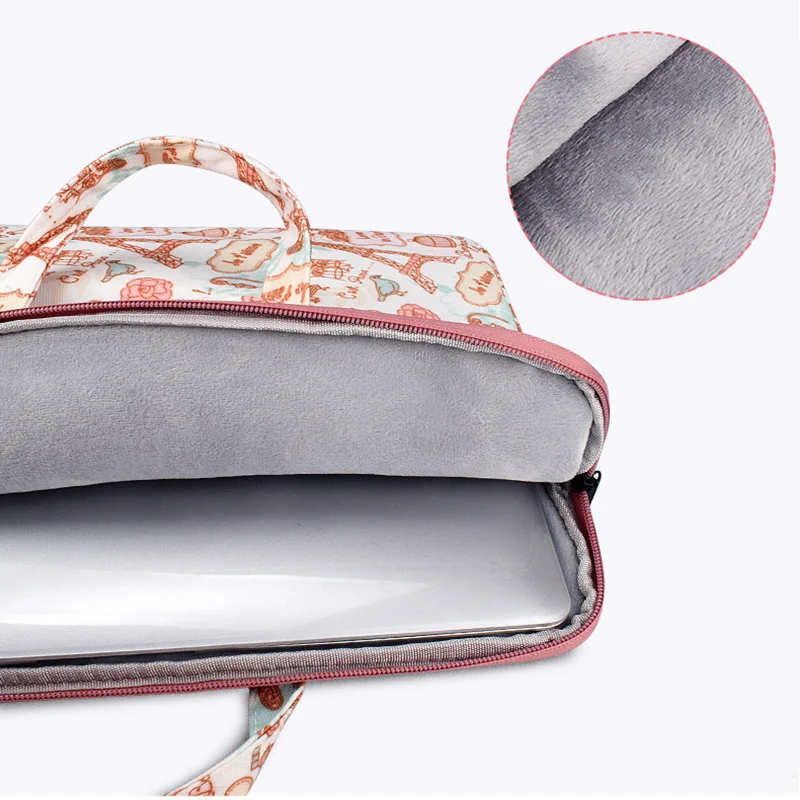 men women print laptop sleeve bag for acer dell hp asus lenovo xiaomi macbook air pro 13 14 15 4 inch notebook bag handbag cover free global shipping
