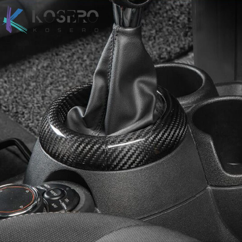 

Автомобильные аксессуары из углеродного волокна, панель переключения передач, декоративная наклейка для BMW MINI Cooper S F54 F55 F56 F57 F60, автомобильный Стайлинг