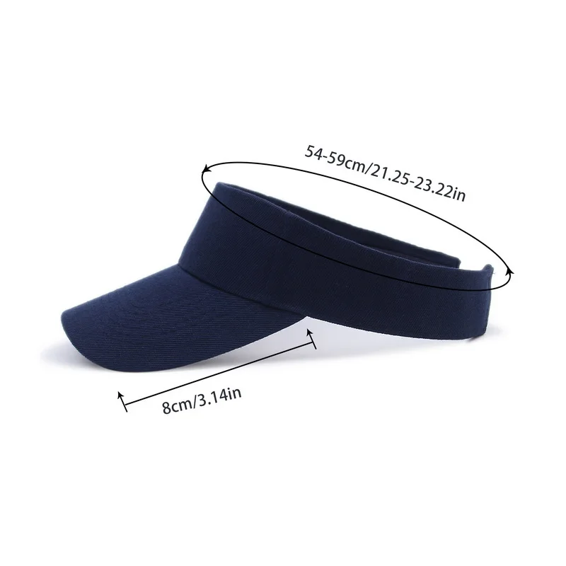 

2021 Summer Women's Empty Top Duck Tongue Baseball Cap Sun Visor Fashion Solid Golf Cap Outdoor Sports UV Sunscreen Sun Hat