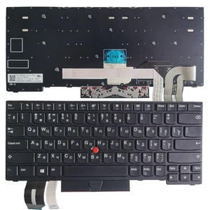 new russian ru laptop keyboard for lenovo thinkpad e480 e485 l480 t480s l380 e490 t490 t495 l390 yoga l490 p43s free global shipping