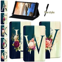 tablet case for lenovo tab 8taba8 50 a5500s8 50a730 a3300a7 50 a3500thinkpad tabletyoga tab 4 plu half letters cover
