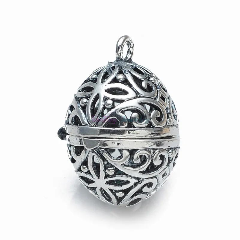 10 шт. DIY ювелирные изделия винтажные Anqitue посеребренные полые эфирные масла духи