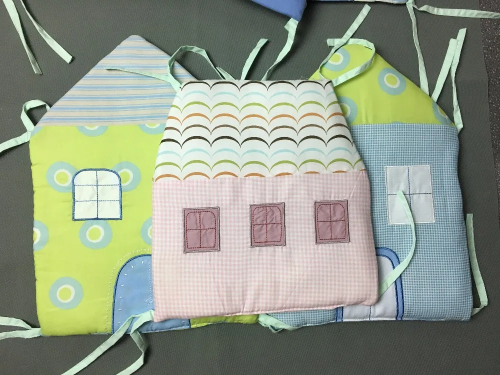 Бортики в кроватку Детские мягкие бортики для кровати кроватки по бокам Младенцы