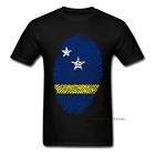 Футболка мужская хлопковая в стиле хип-хоп, с принтом флага Curacao